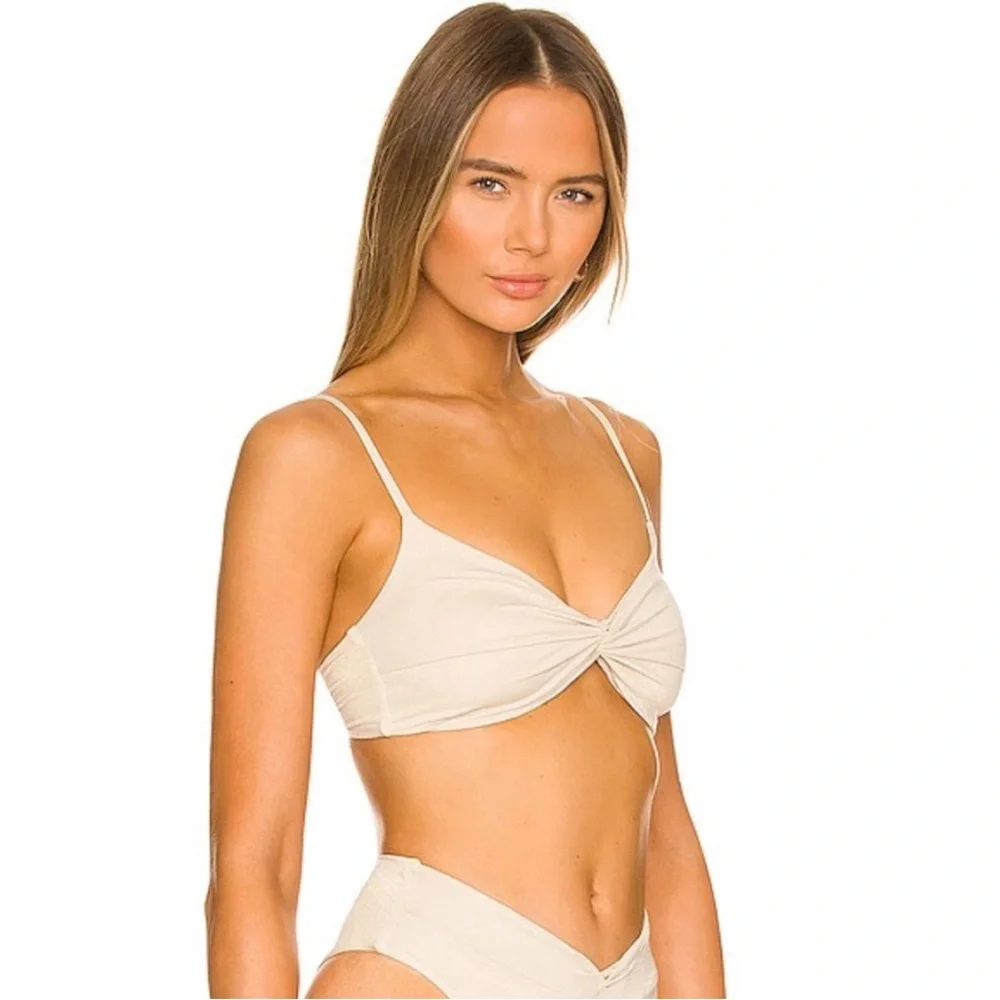 L*Space Ringo Shimmer Swim Top Size M